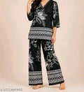 Trendy botanical cord set for women with design